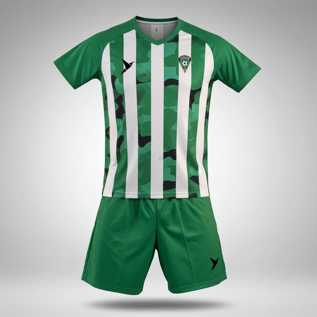 Green Camo Stripe Design