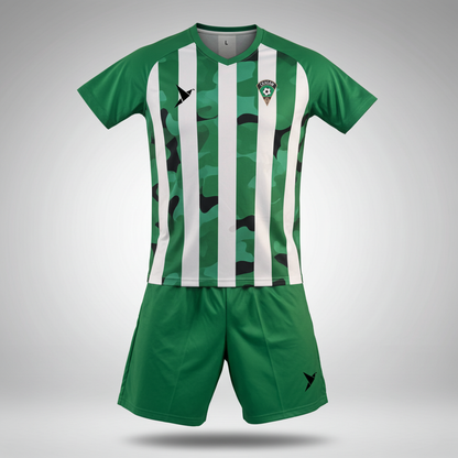 Green Camo Stripe Design