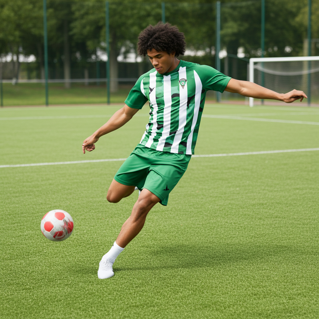 Green Camo Stripe Design